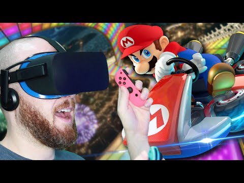 Mario Kart in VR is a whole new world of fun!