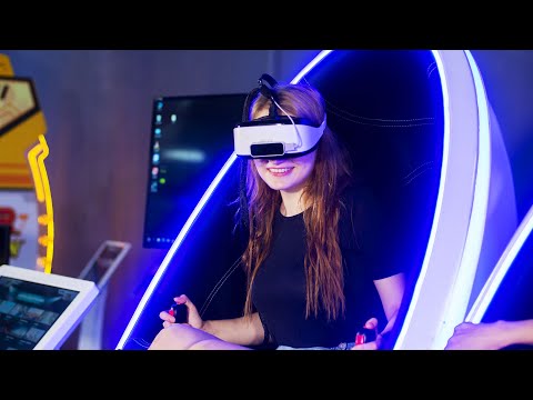 Best New 9D VR Cinema Simulator MAX Experience | Owatch Virtual Reality Egg Chair