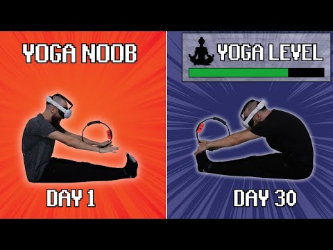 How do you do yoga in VR while holding controllers?