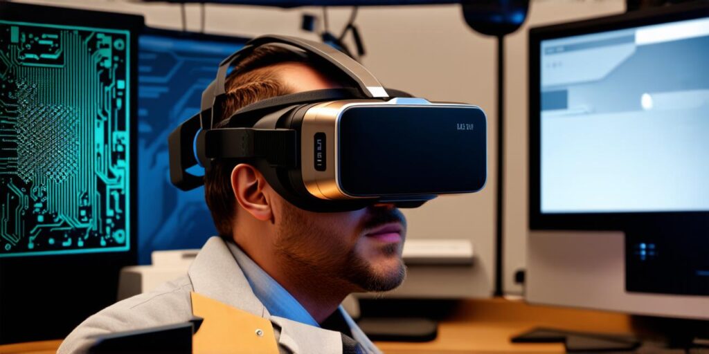 First Headset Origins of the first virtual reality headset